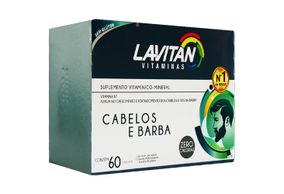 Lavitan Cabelos e Barba 60 cápsulas