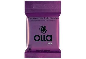 Preservativo Olla Uva 3 unidades