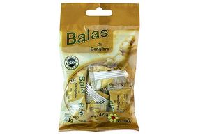 Bala de Gengibre Apis Flora 40g 10 balas