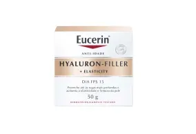 Creme facial anti-idade eucerin hyaluron-filler elasticity dia fps15 50g