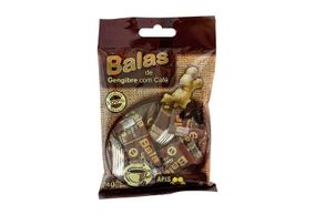 Balas de Gengibre e Café 1 pacote