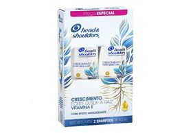 Shampoo Head & Shoulders Crescimento Forte Desde a Raiz  2 unidades com 200mL