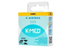 Preservativo K-Med K-Misinha Invisível 3 unidades