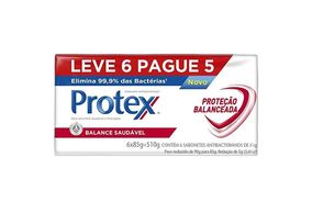 Sabonete Antibacteriano Protex Balance Saudável 85g - 6 unidades