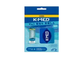 Kit K-Med Vai Que Rola 1 Lubrificante Íntimo Gel Ice + 8 Preservativos