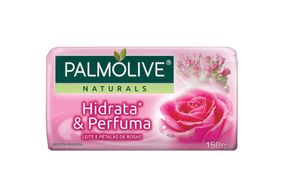 Sabonete Corporal Palmolive Naturals Hidrata & Perfuma Leite e Pétalas de Rosas 150g