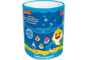 Hastes Flexíveis Divertidas Cremer Baby Shark 150 unidades