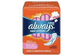 Absorvente Always Super Proteção Suave Sem Abas 8 unidades