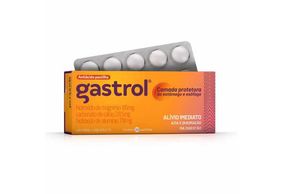 Gastrol 178mg + 185mg + 231,5mg 20 pastilhas mastigáveis