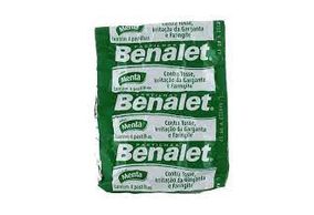 Benalet Sabor Menta 5mg + 50mg + 10mg 4 pastilhas