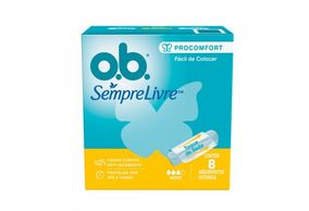 Absorvente Interno OB ProComfort Fluxo Médio 8 unidades