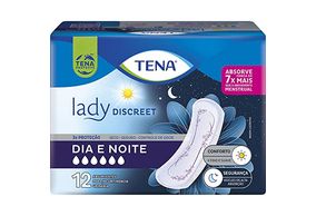 Absorvente Tena Lady Discreet Dia e Noite 12 unidades