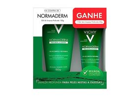 Gel de Limpeza Profunda Facial Vichy Normaderm 150g + 1 unidade com 40g