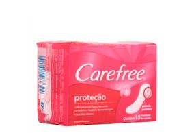 Absorvente Carefree Proteção com Perfume 15 unidades