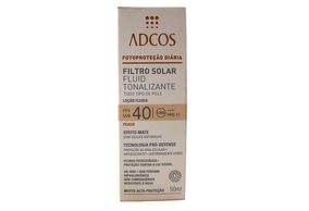 Adcos Filtro Solar Fluid Tonalizante FPS 40 Peach 50ml