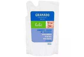 Sabonete de Glicerina Granado Bebê lavanda, refil, líquido 250ml