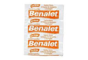 Benalet Sabor Mel e Limão 5mg + 50mg + 10mg 4 pastilhas