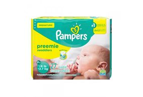 Fralda Pampers PReemie Swaddlers - Prematuro 27 unidades