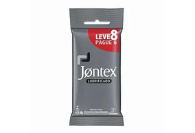 Jontex Lubrificado 8 unidades