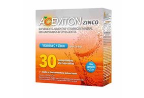 Aceviton Zinco Sabor Laranja 30  comprimidos