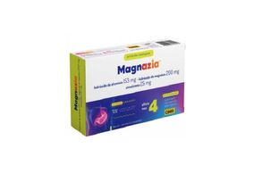 Magnazia 153mg + 200mg + 25mg sabor abacaxi 30 comprimidos