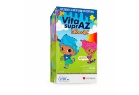 VitasuprAZ Os Chocolix Sabor Algodão Doce 120ml frasco