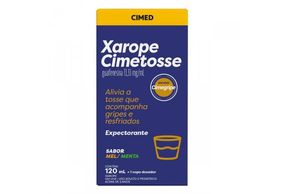 Xarope Cimetosse 13,33mg/ml sabor mel 13,33mg/ml 120ml xarope