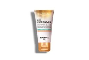 Protetor Solar Facial L'Oréal UV Defender Antioleosidade FPS 60 cor clara 40g