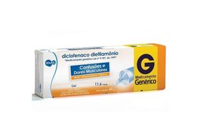 Diclofenaco Dietilamonio 10 mg Ems Genérico Gel 60 G