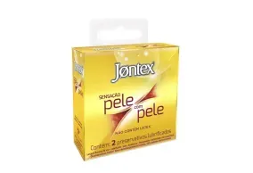 Camisinha Jontex Sensação Pele com Pele 2 unidades