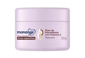 Crem Hidra para Áreas Específicas Monange Óleo Macadâmia com Vitamina E 50g