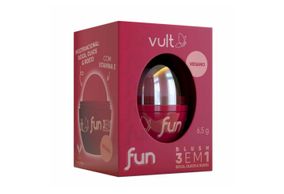 Blush 3 em 1 Vult Fun Cereja Coradinha 6.5g