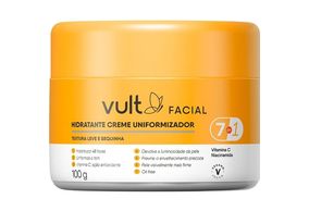 Creme Hidratante Facial Uniformizador Vult 7 em 1 100g