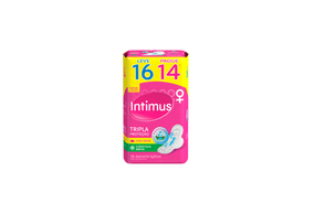 Absorvente Intimus Normal Seca com Abas 16 unidades