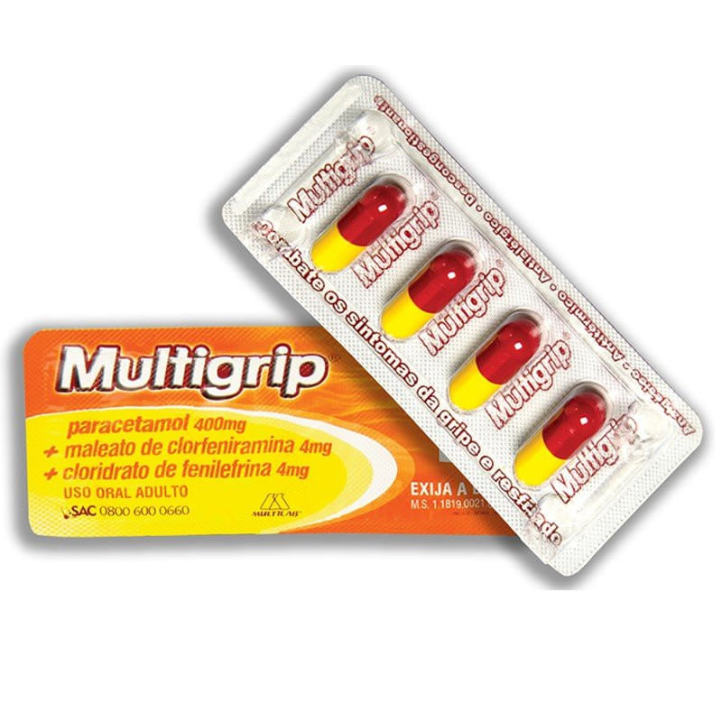 Multigrip 4 cápsulas moles