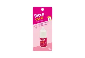 Cola para Unhas Postiças Ricca 5g