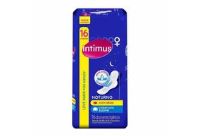 Absorvente Intimus Noturno Suave com Abas 16 unidades