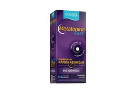 Melatonina Fast Equaliv menta 0,21mg 120 Cápsulas Gelatinosas