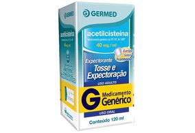 Acetilcisteína Sabor Framboesa 40mg/ml 120ml xarope