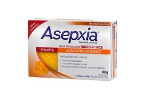 Asepxia Sabonete Enxofre 80g