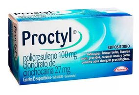 Supositório Proctyl 15 unidades