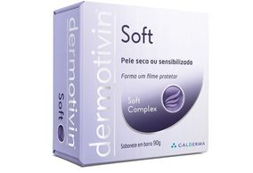 Sabonete Facial Galderma Dermotivin Soft barra 90g