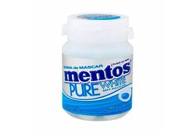 Goma de Mascar Mentos Pure White Mentos 56g