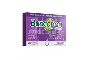 Buscopan Composto 10mg+250mg 20 comprimidos