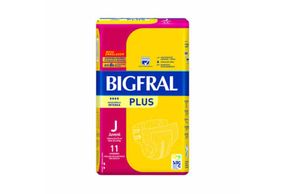 Fralda Geriátrica Bigfral Plus juvenil 11 unidades