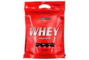 Nutri Whey Protein Integralmedica Morango 907g Refil 1 unidade