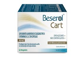 Colágeno Tipo II Beserol Cart Megalabs 90 cápsulas