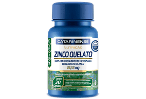 Zinco Quelato 29,59mg 30 Cápsulas