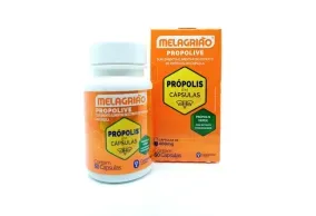 Melagriao Propolive Suplemento Alimentar Extrato De Propolis 400mg Com 60 Cápsulas