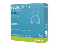 Fluimucil D 600mg 16 envelopes